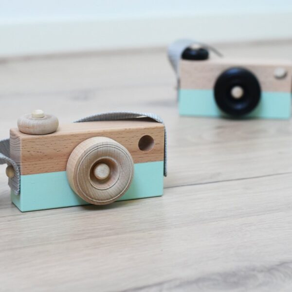 houten camera mint