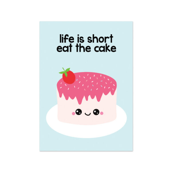 kaart eat the cake