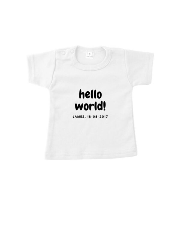 shirt hello world