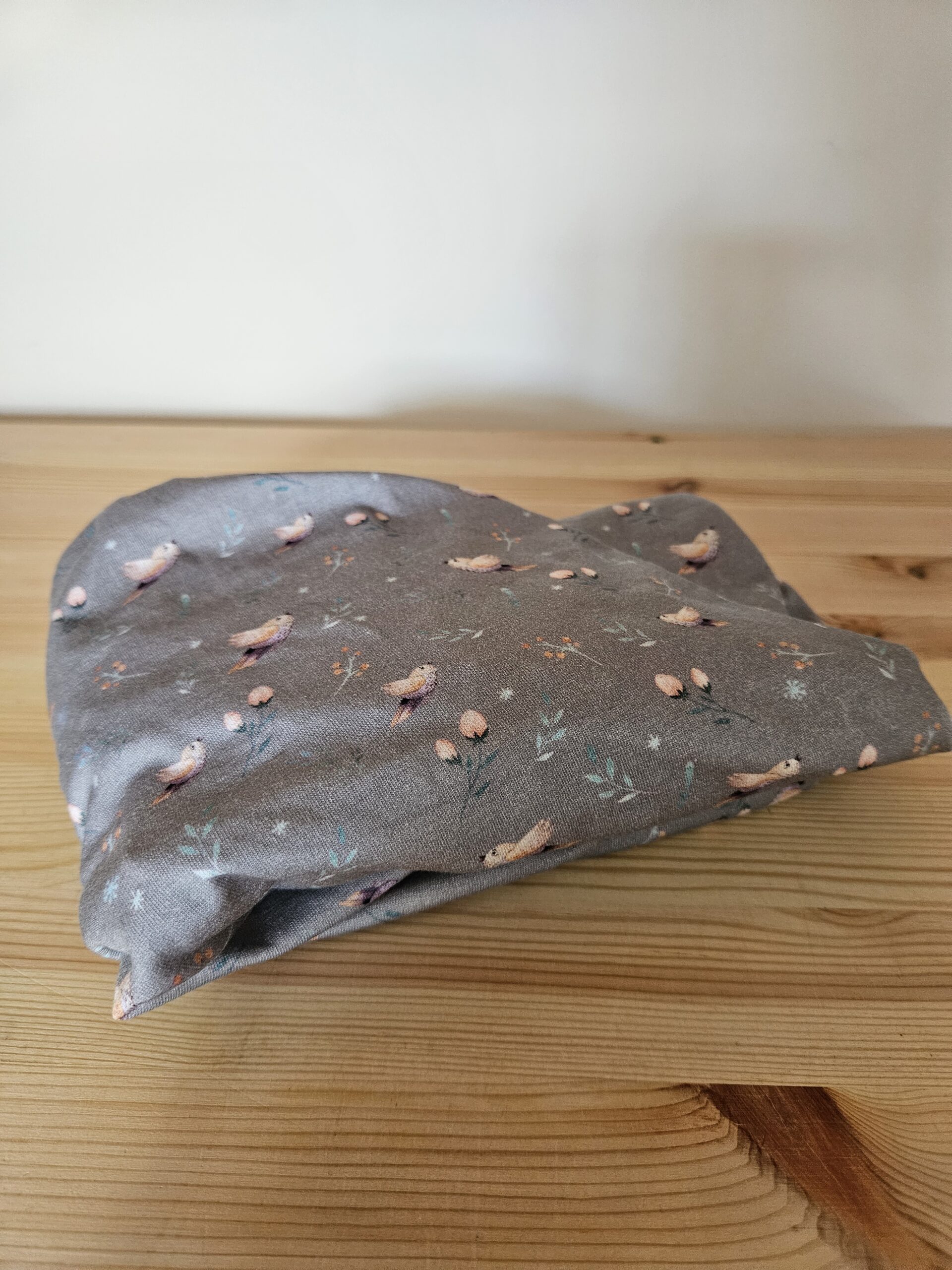 Hoeslaken wieg Grijs Vogeltjes Hoeslaken wieg  Grijs Vogeltjes - Afbeelding 2