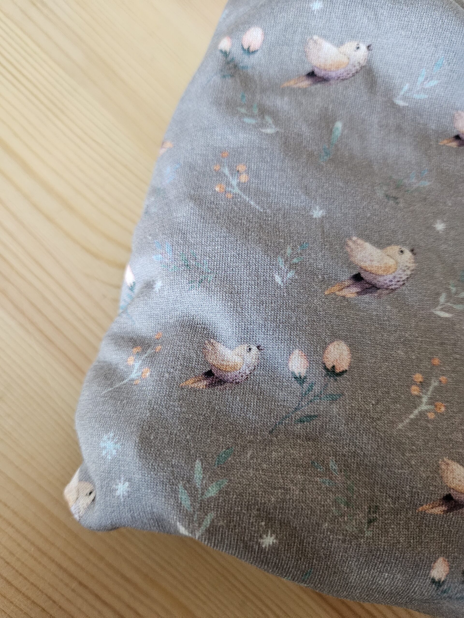 Hoeslaken wieg Grijs Vogeltjes Hoeslaken wieg  Grijs Vogeltjes - Afbeelding 3