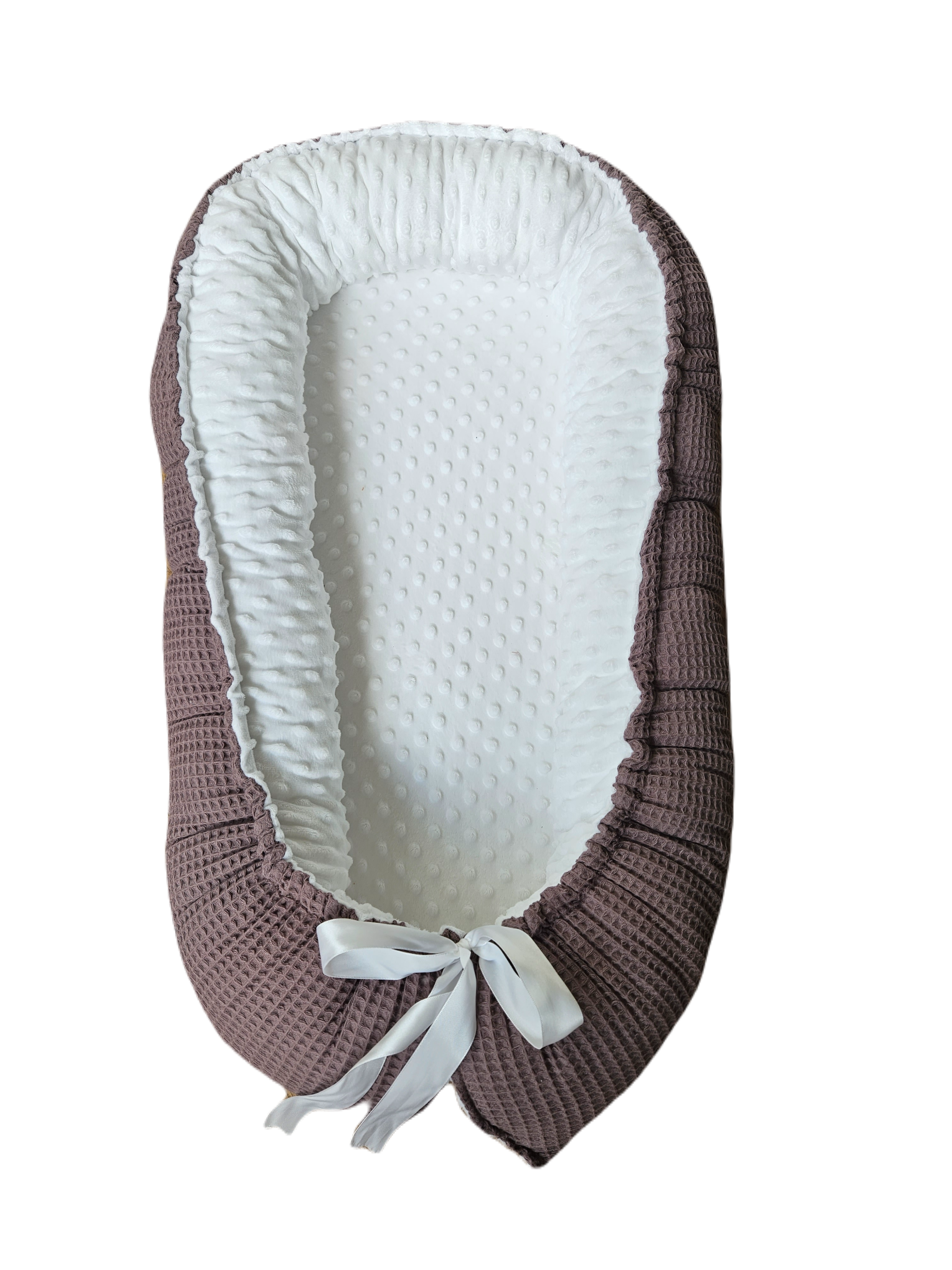 Babynest Taupe Minky babynest taupe minky