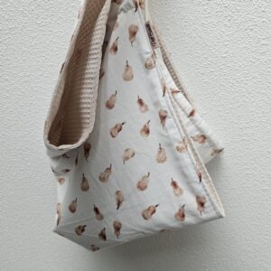 Weegdoek naturel peren